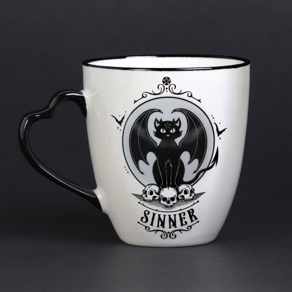 Saint/Sinner: Cat Mug Double Sided