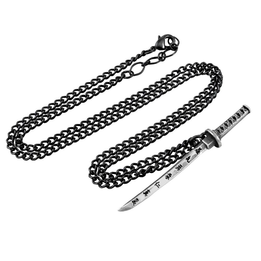 Bushido Samurai Sword Necklace