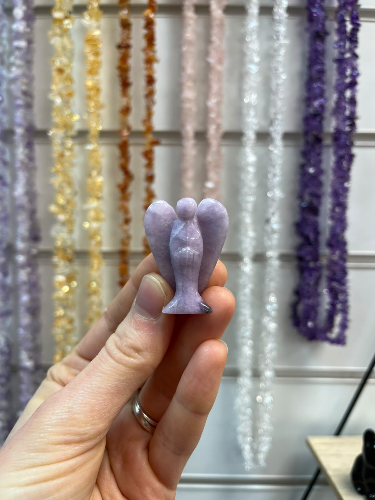 Lepidolite Crystal Angel