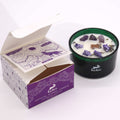 Hop Hare Crystal Magic Flower Candle - The Moon / Amethyst
