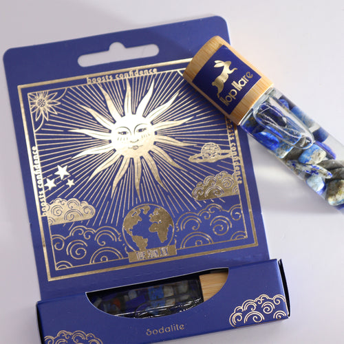 Hop Hare Essential Oil Gemstone Roll On - The Sun / Sodalite
