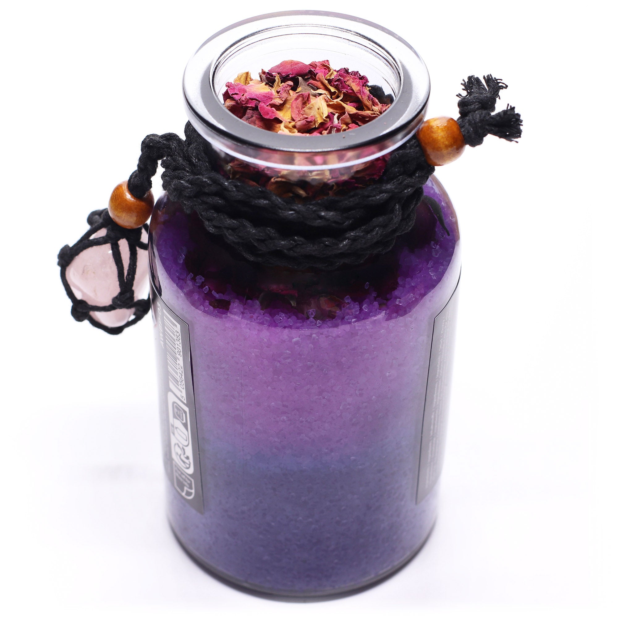 Bath Spell Potion & Rose Quartz Crystal Amulet - Love