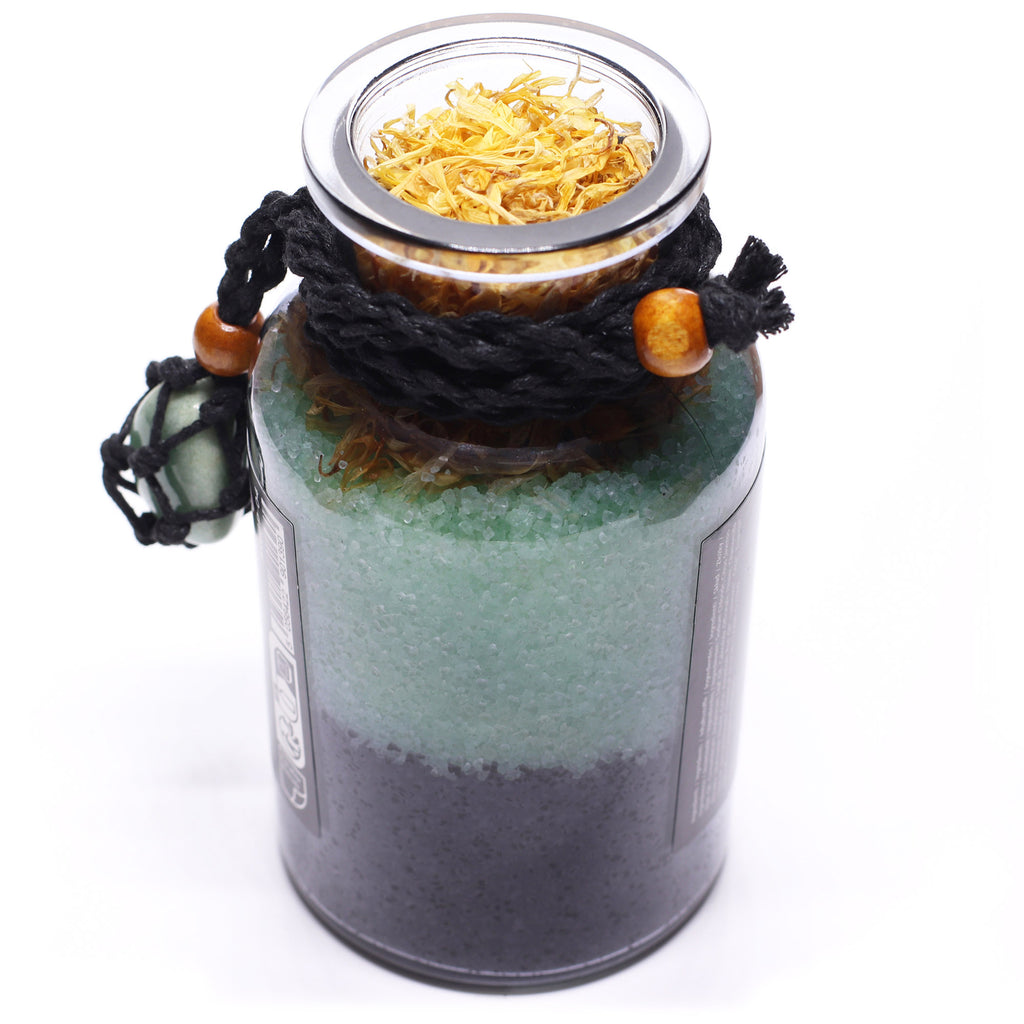 Bath Spell Potion & Aventurine Crystal Amulet - Prosperity