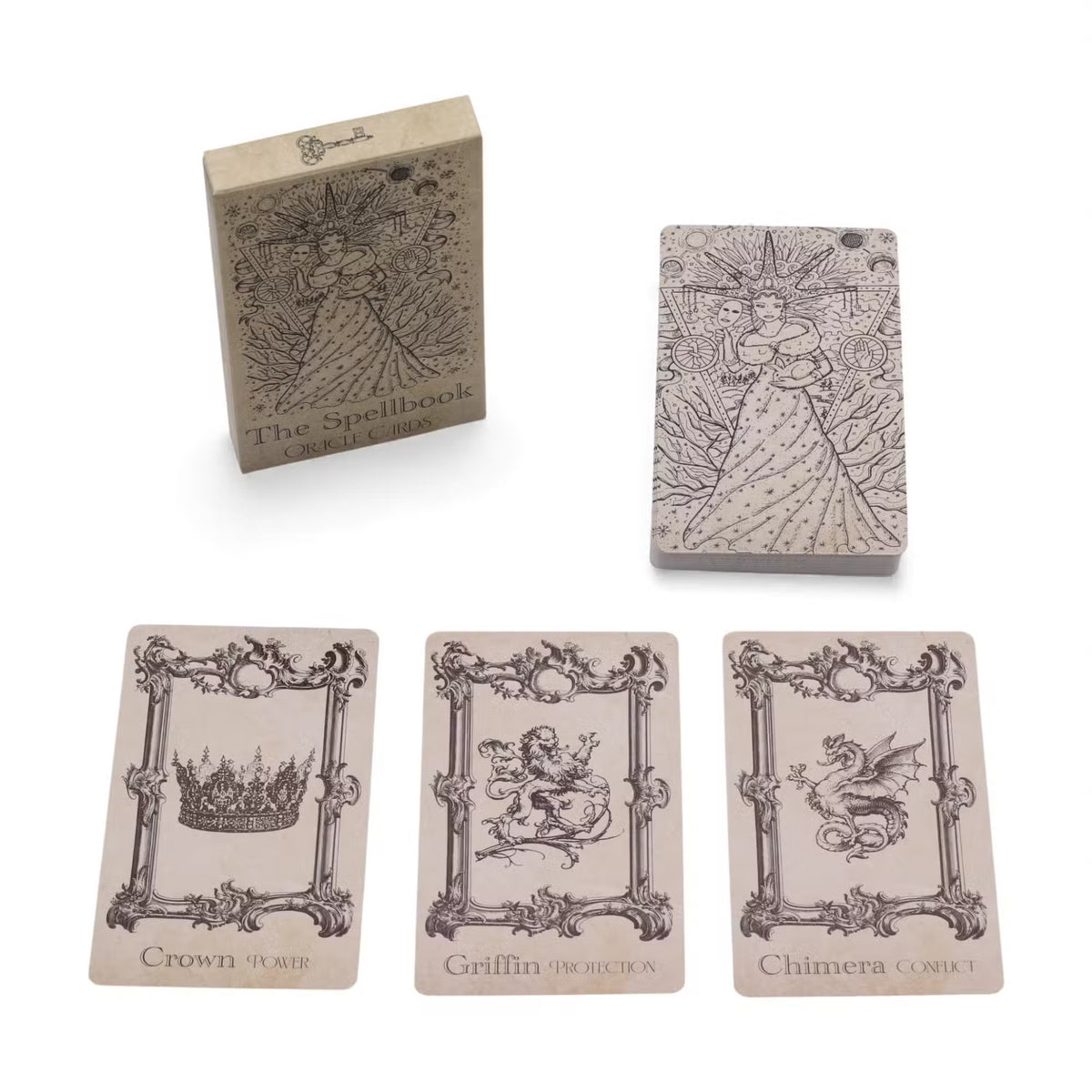 The Spellbook Oracle Cards - Witchcraft Deck