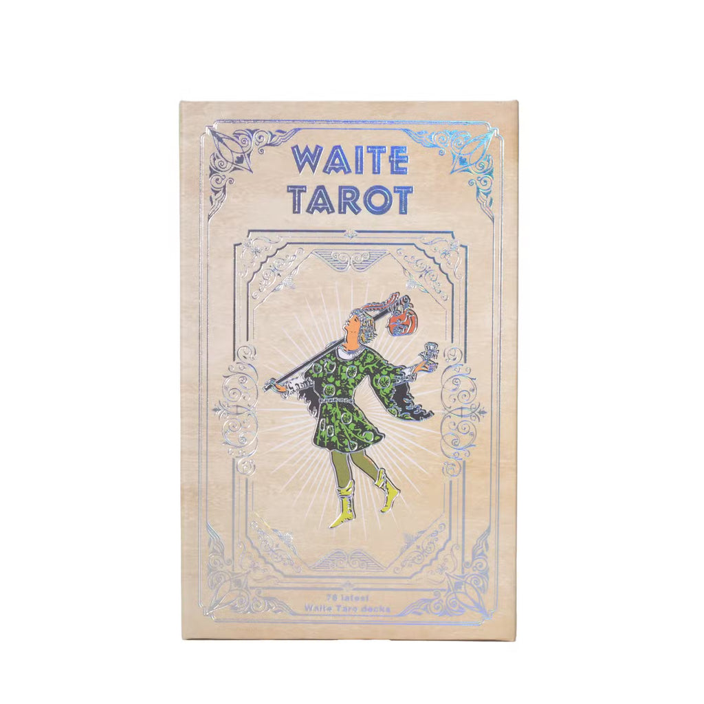 Silver Foil Waite Tarot Card Set - With Booklet