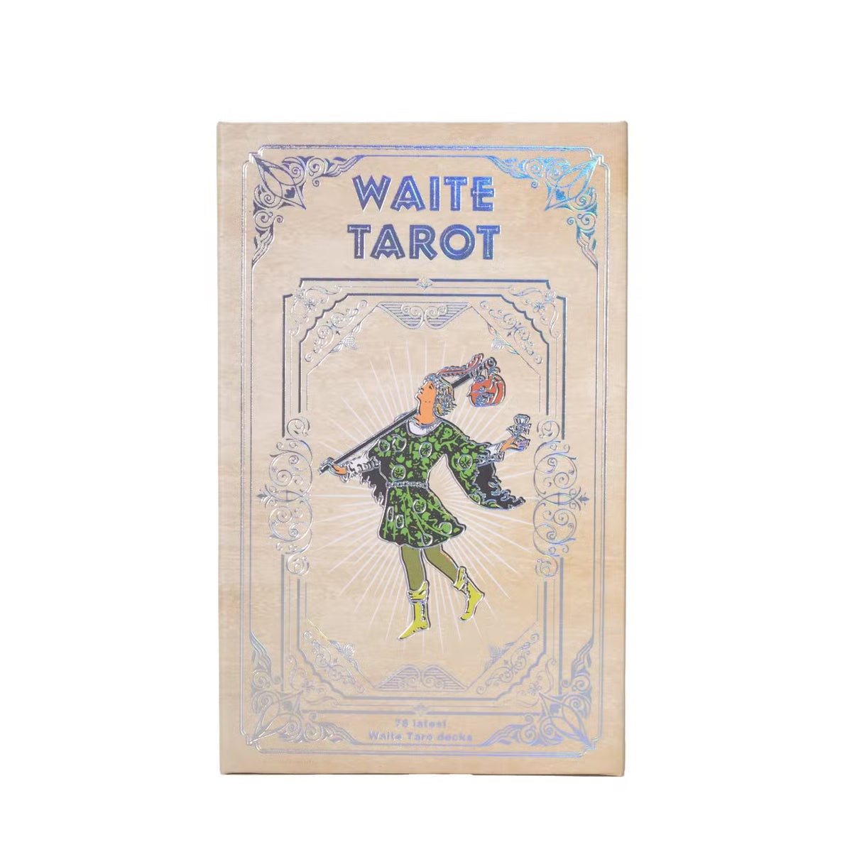 Silver Foil Waite Tarot Card Set - With Booklet