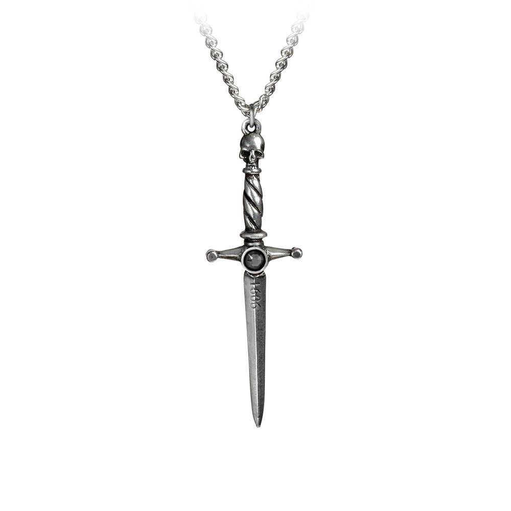 Hand Of Macbeth Dagger Necklace