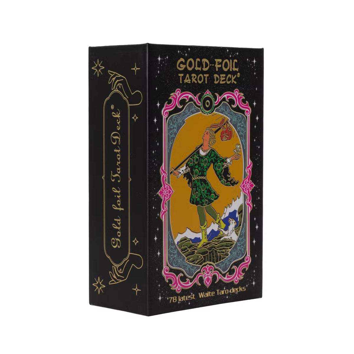 Gold Foil Colour Tarot Card Set - With Booklet