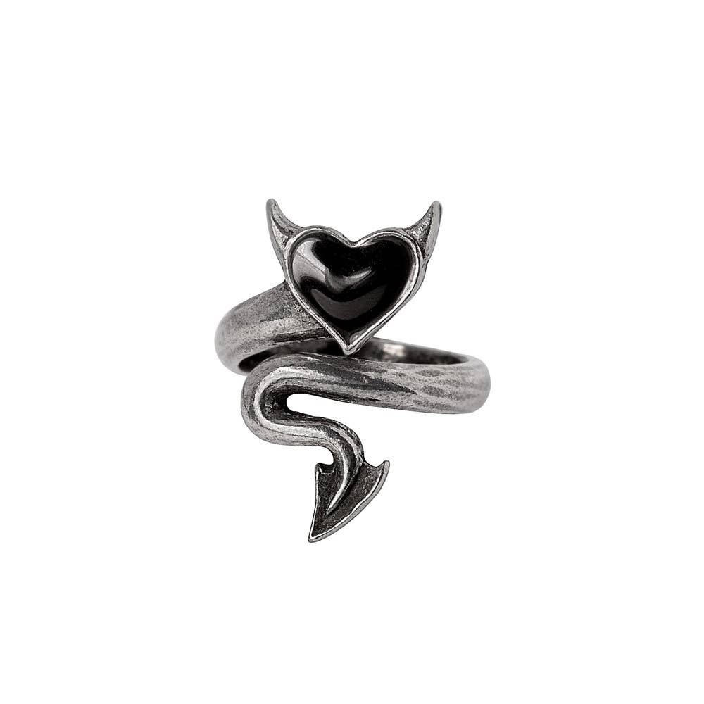 Devil Heart Ring - Adjustable