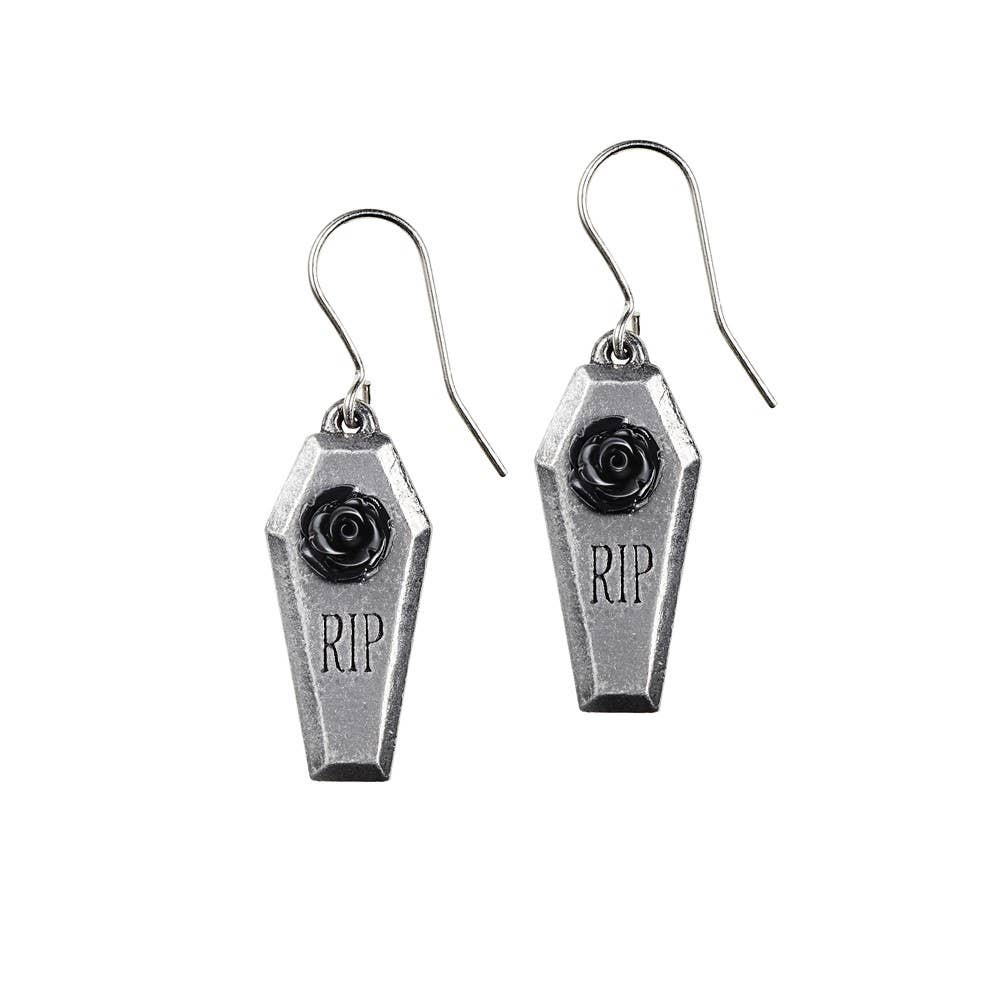 RIP Rose Dropper Earring Pair