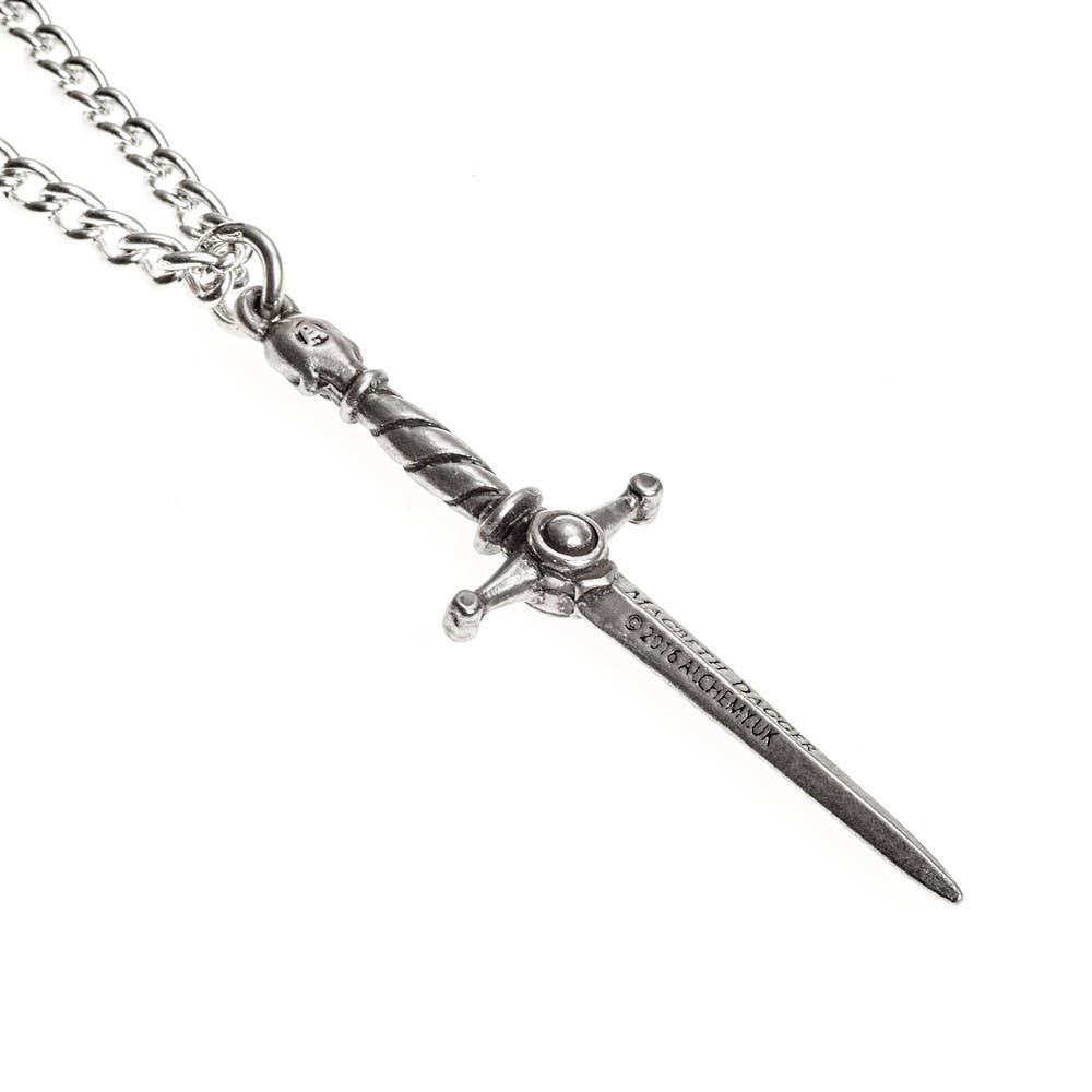 Hand Of Macbeth Dagger Necklace