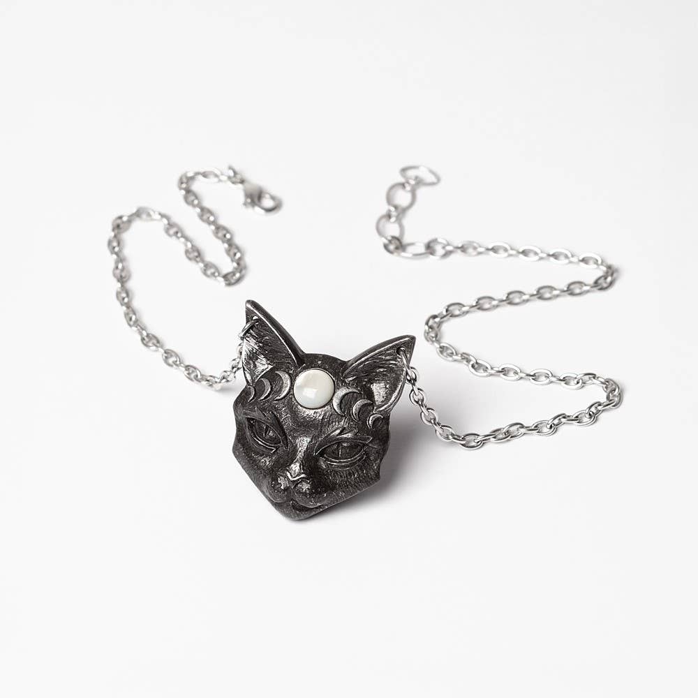 Mystic Moon Cat Necklace