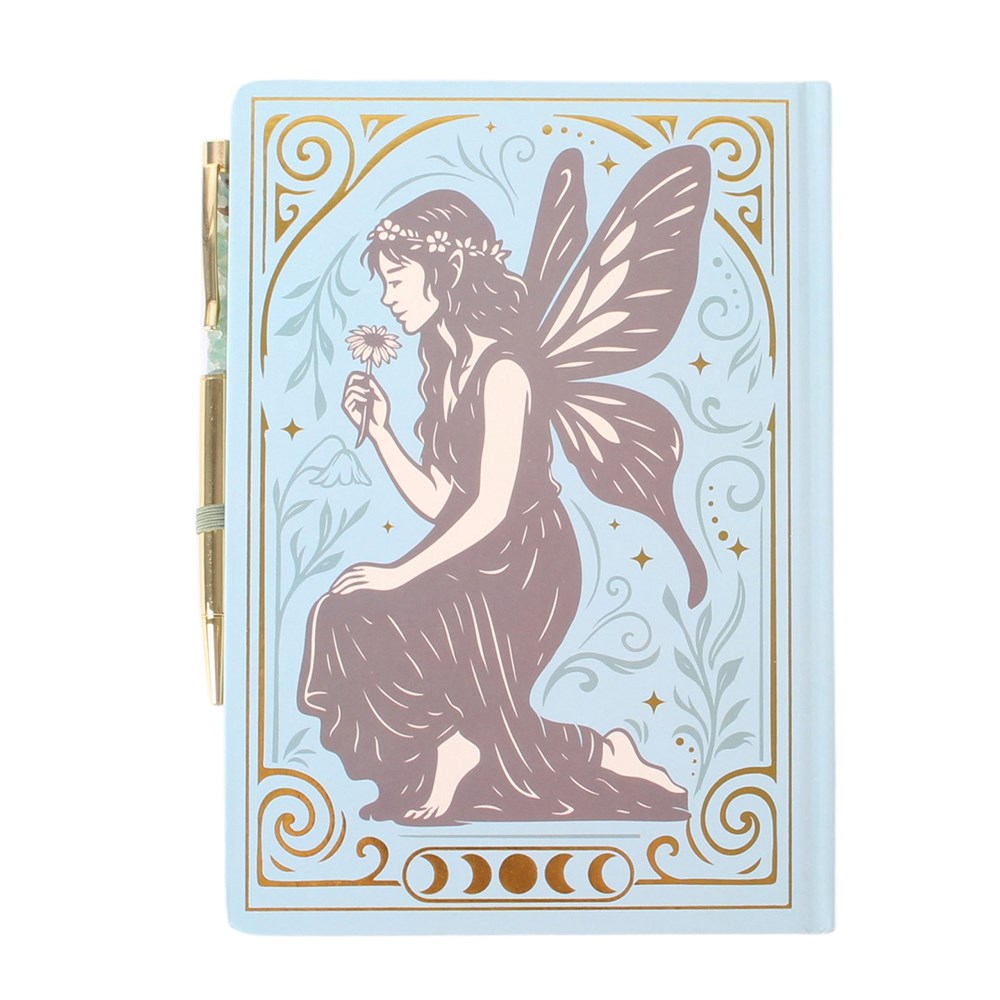 Fairy Tales Notebook with Aventurine Crystal Pen