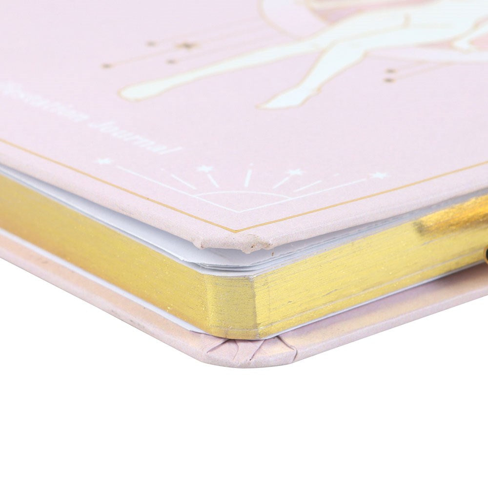 Goddess Energy Manifestation Journal with Rose Quartz Crystal Pen