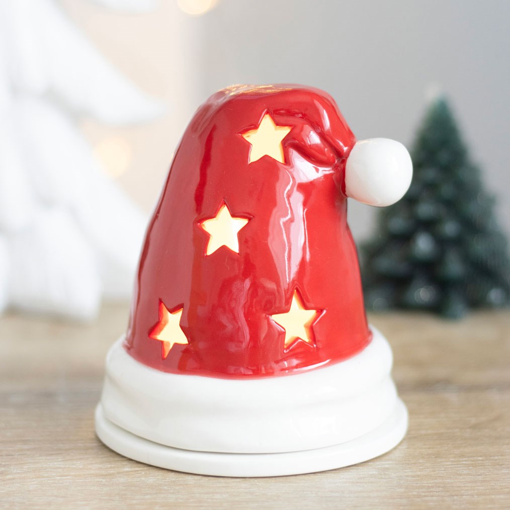 Santa Hat Tealight Holder & Incense Cone Burner