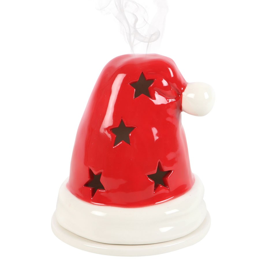 Santa Hat Tealight Holder & Incense Cone Burner