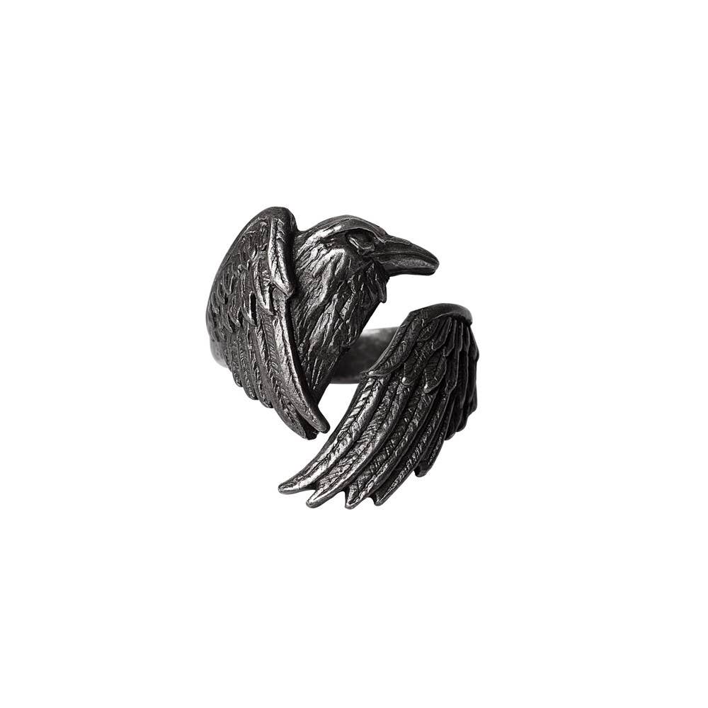 Made of the Night Raven Ring - Adjustable
