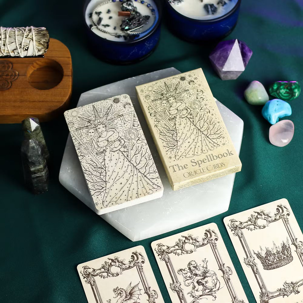 The Spellbook Oracle Cards - Witchcraft Deck