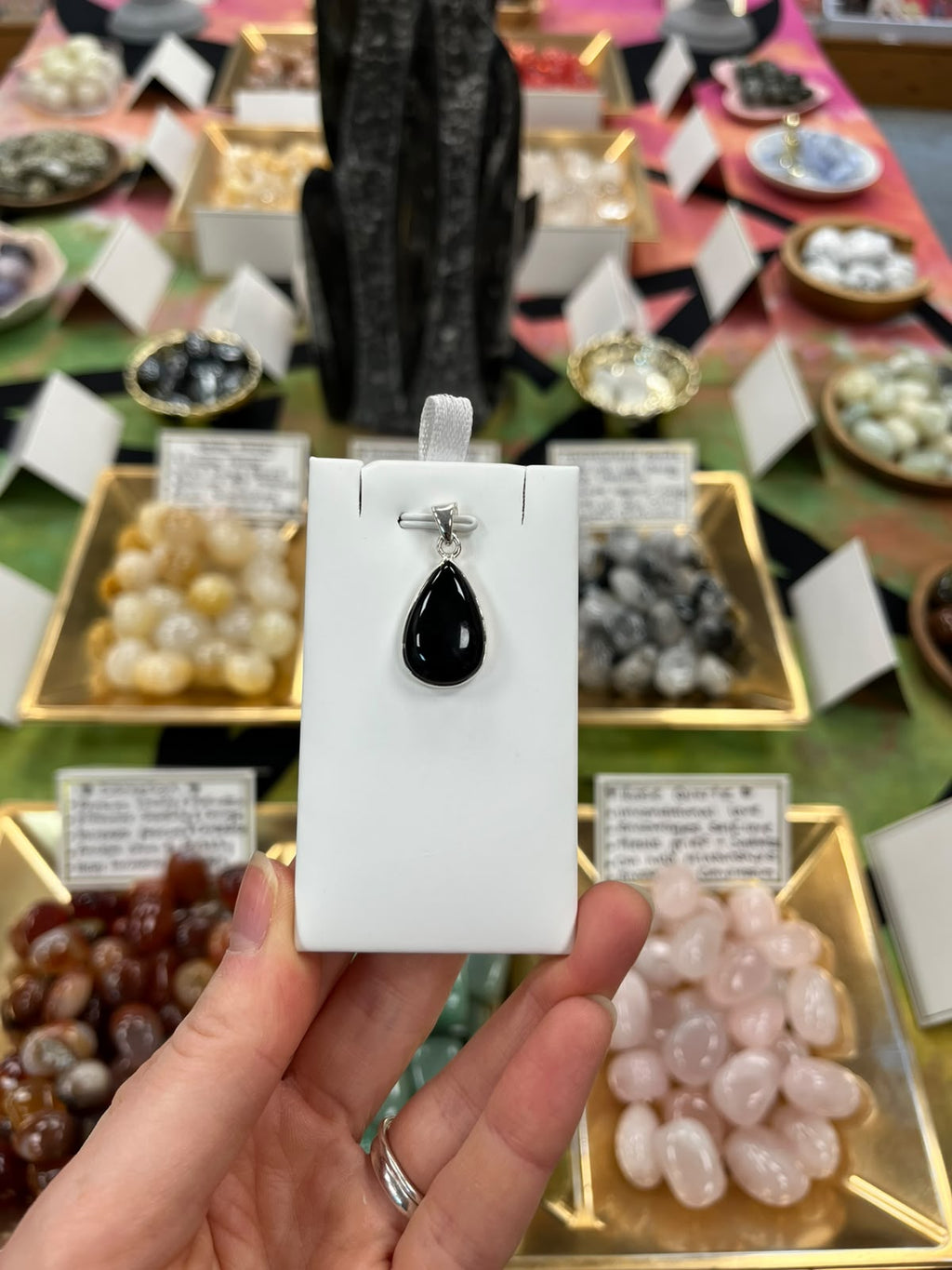 Whitby Jet 925 Silver Pendant