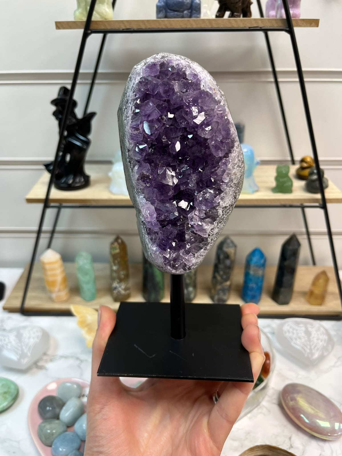 Amethyst On Stand