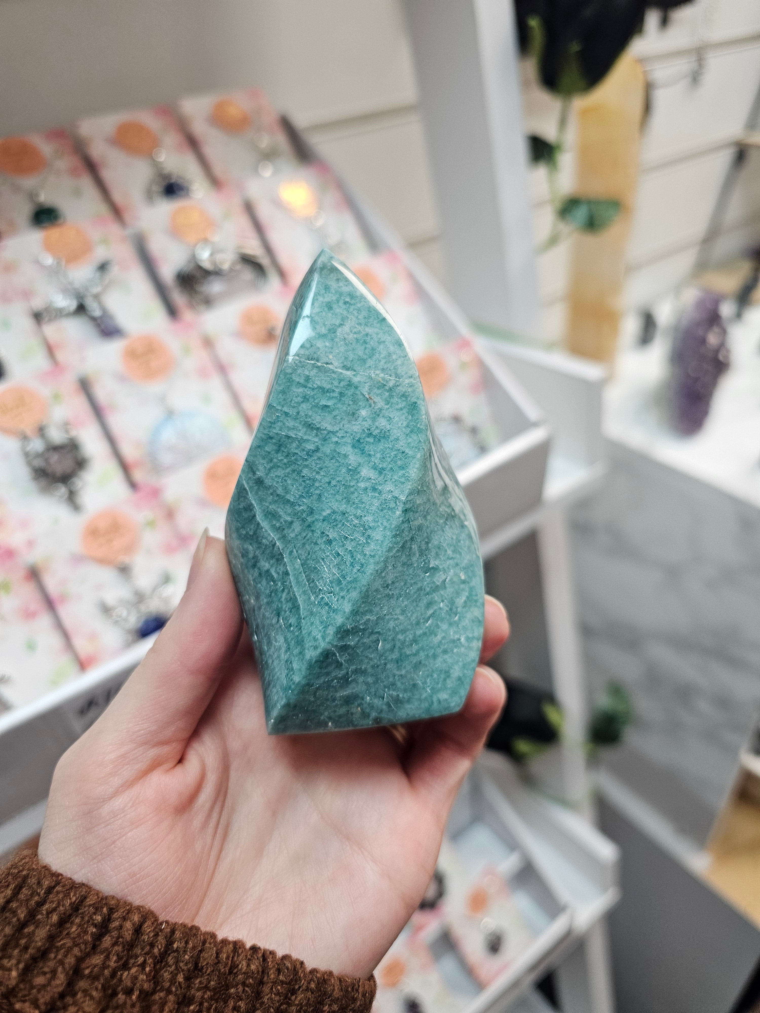 Amazonite Crystal Flame