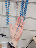 Turquoise Crystal Rosary Beads