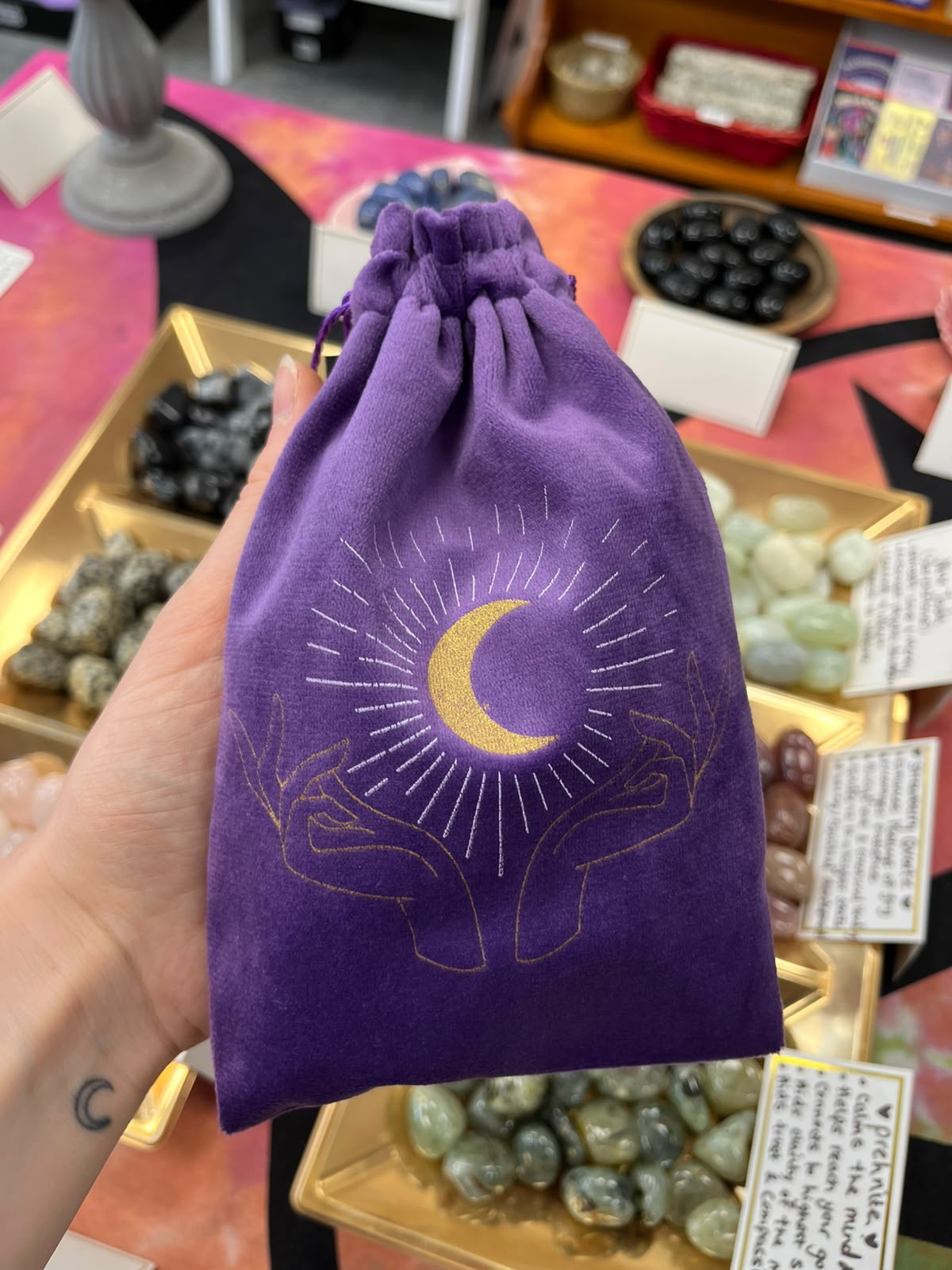 Purple Velvet Tarot Pouch
