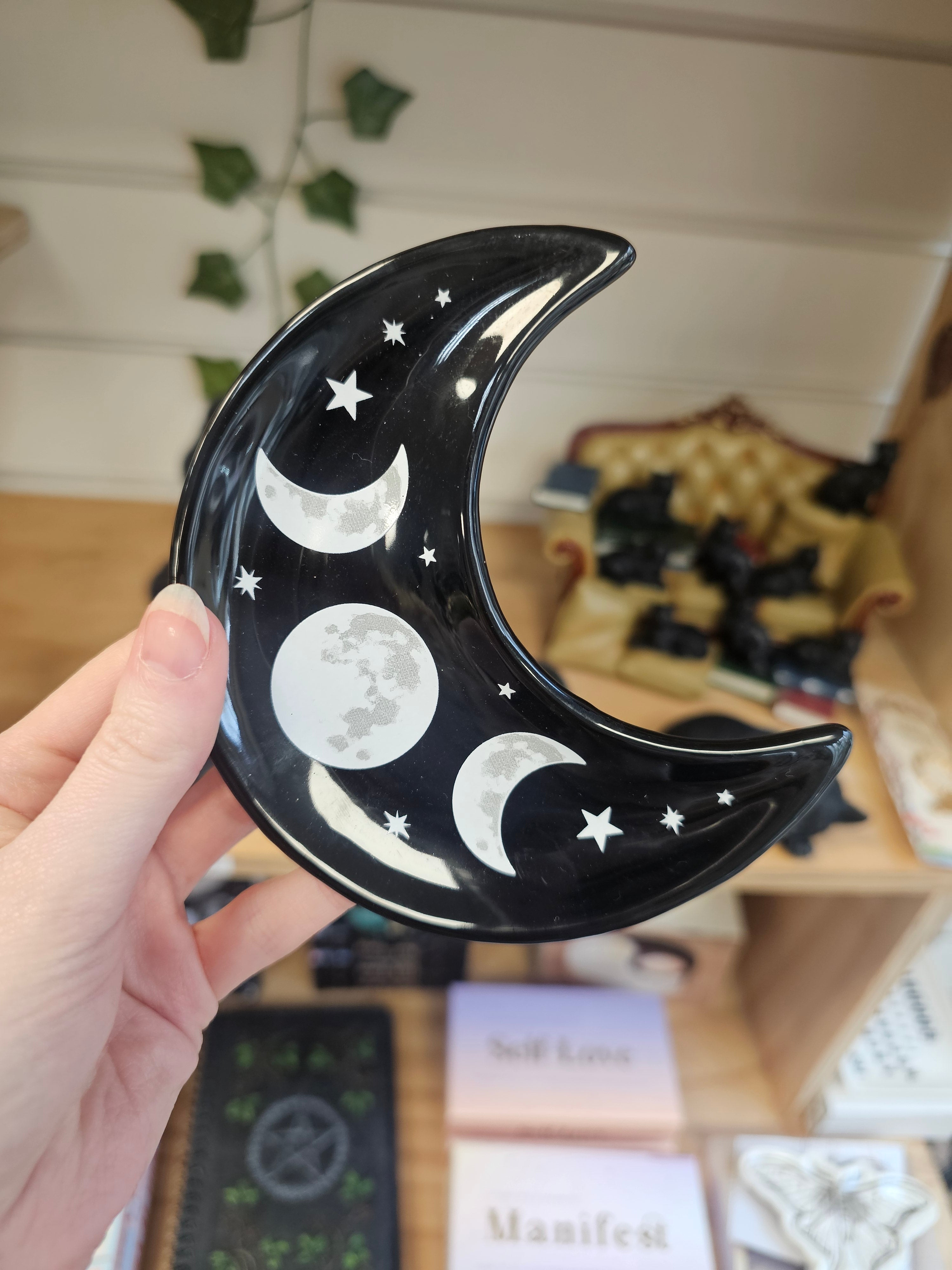 Crescent Moon Phase Trinket Dish