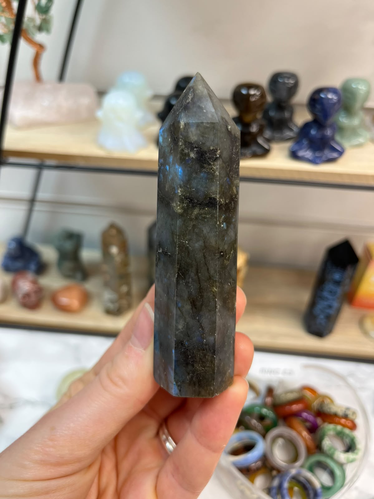 Labradorite Crystal Tower