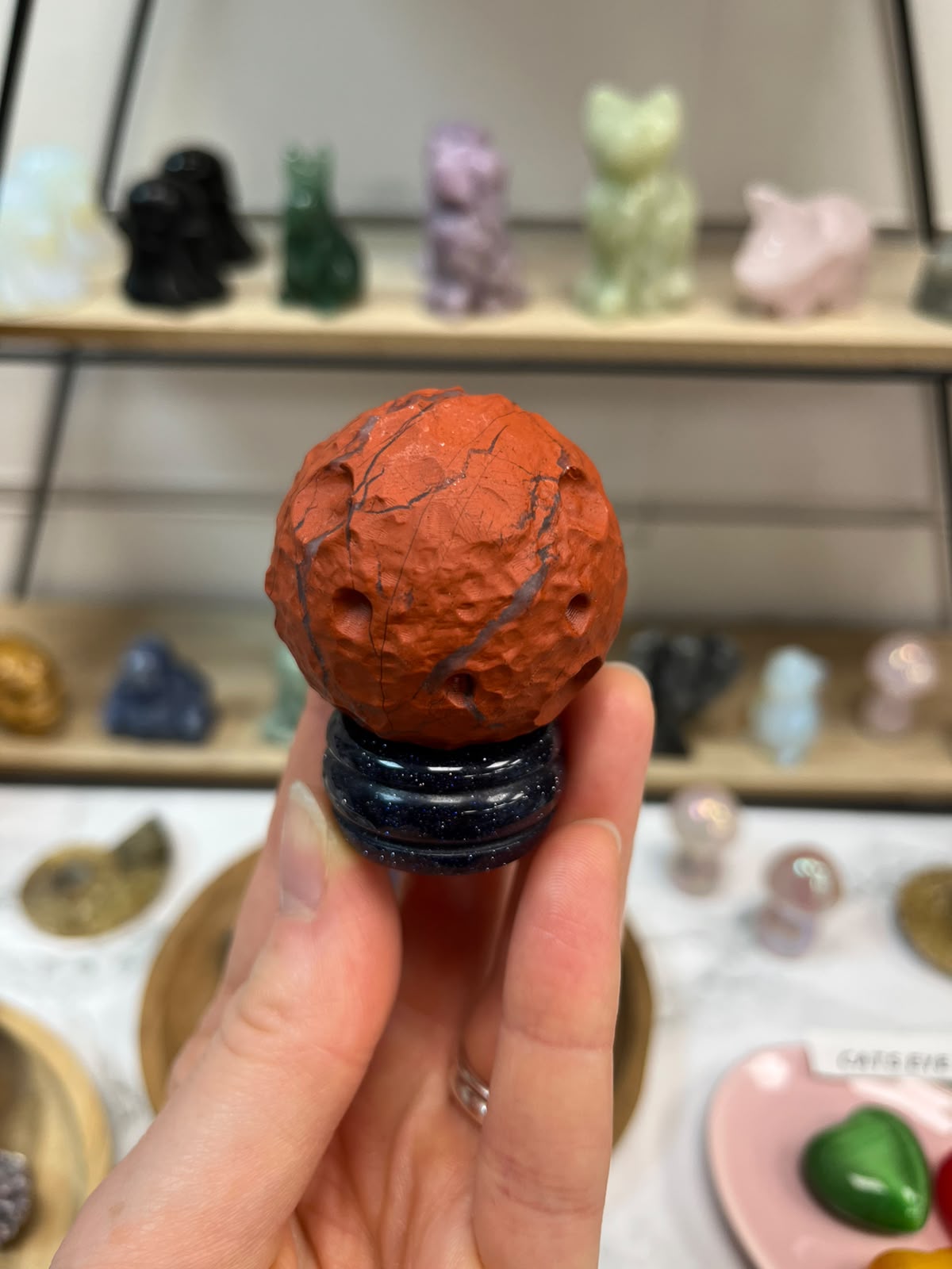 Red Jasper (Mars) Crystal Planet