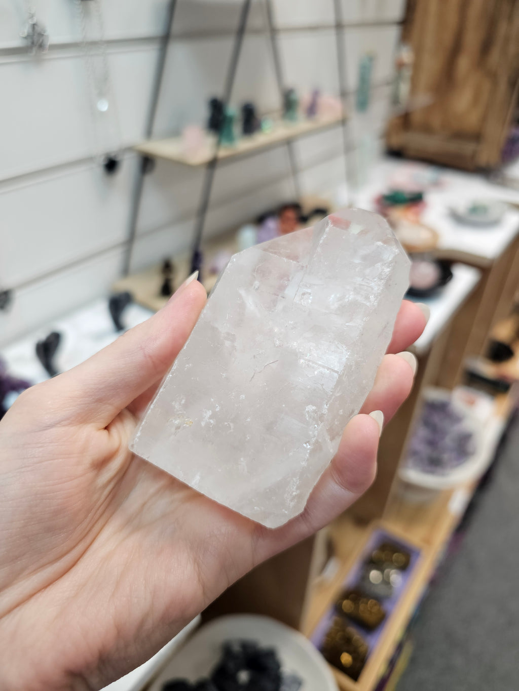 Clear Quartz Crystal Chunk