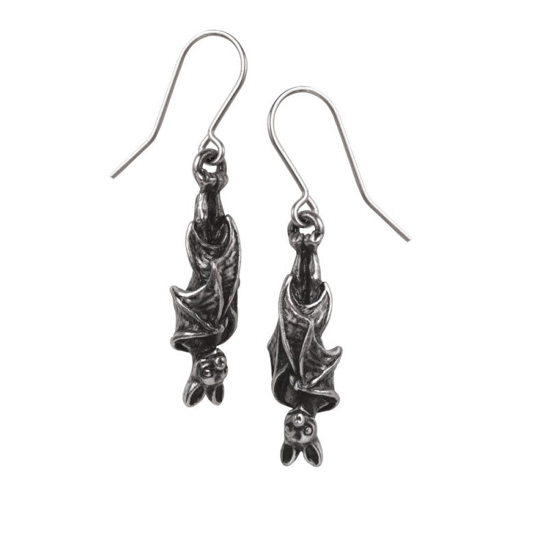 Hanging Bat Earings