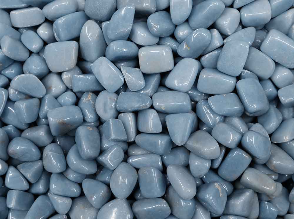 Angelite Crystal Tumblestone