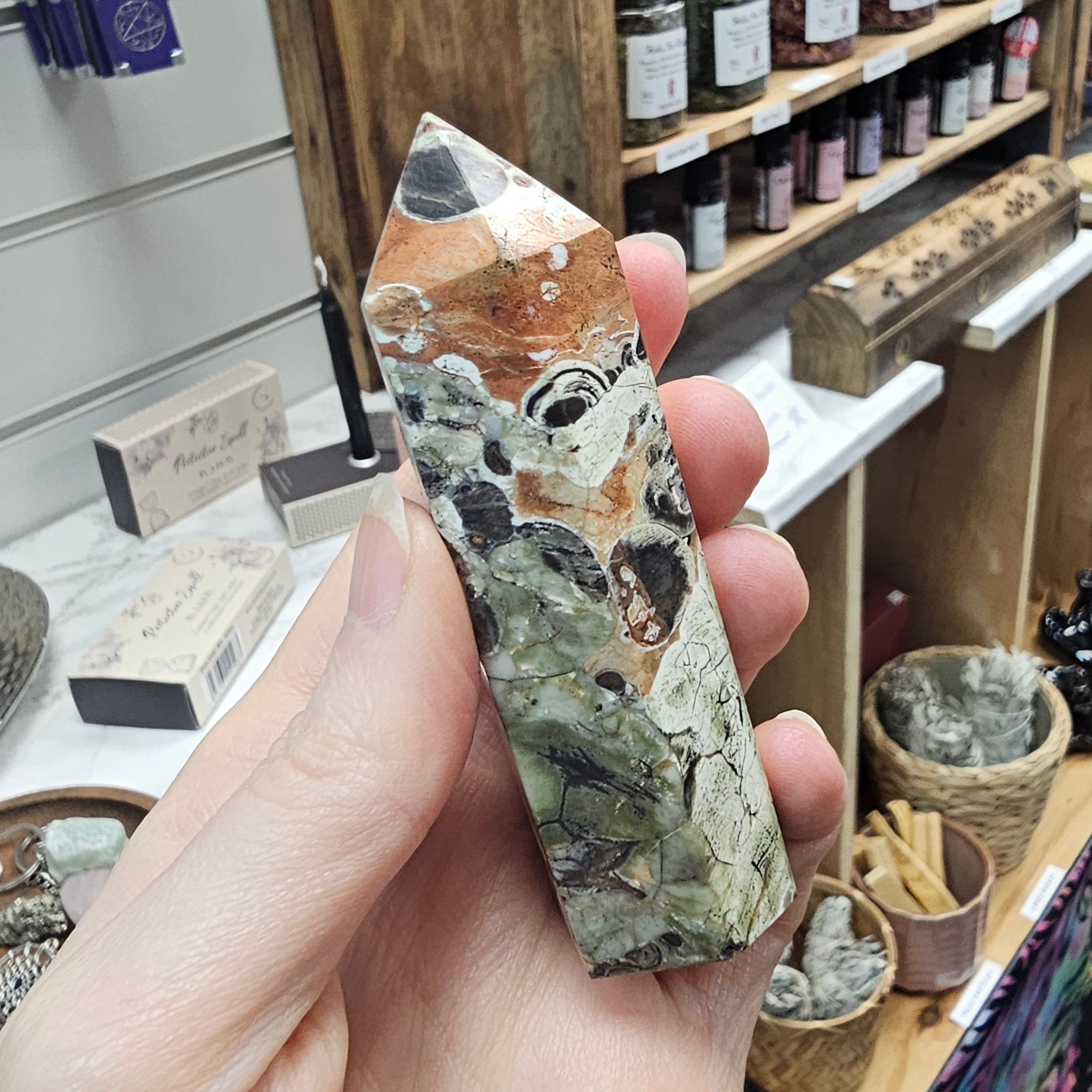 Brecciated Jasper Crystal Tower