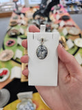 Pinolith Crystal Pendant 925 Silver