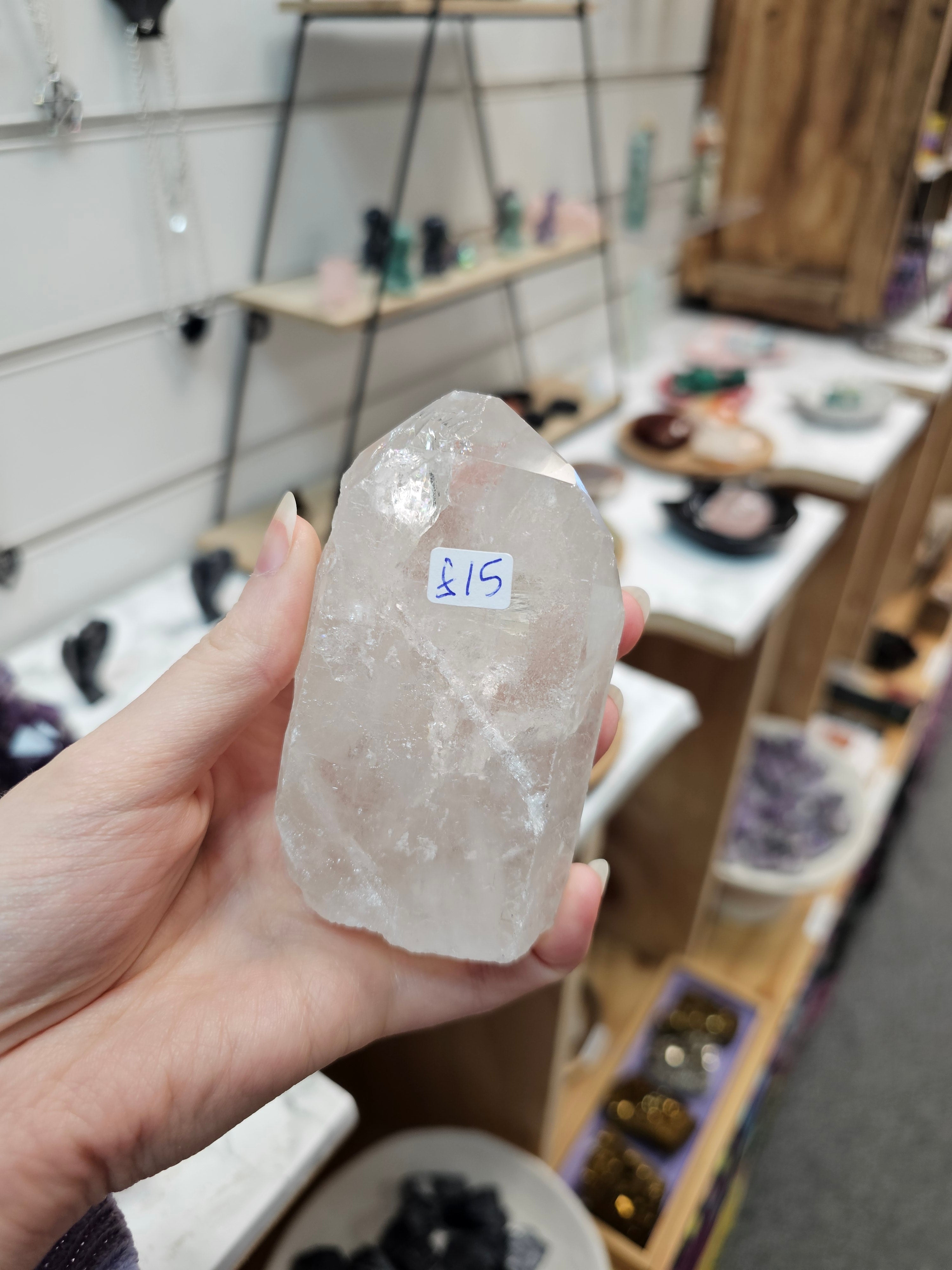 Clear Quartz Crystal Chunk