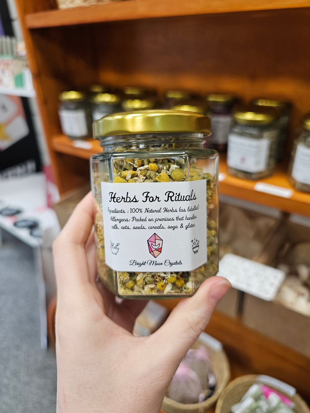 Chamomile Herb Jar