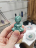 Green Aventurine Crystal Alien Figurine