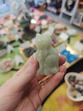 New Jade Crystal Cat Carving