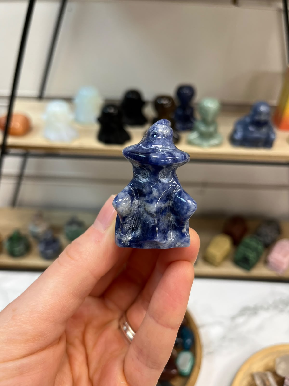 Ghost Witch Crystal Carving