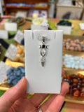 Triple Goddess 925 Silver Pendant - Onyx