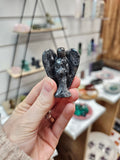 Larvikite Angel Crystal Carving
