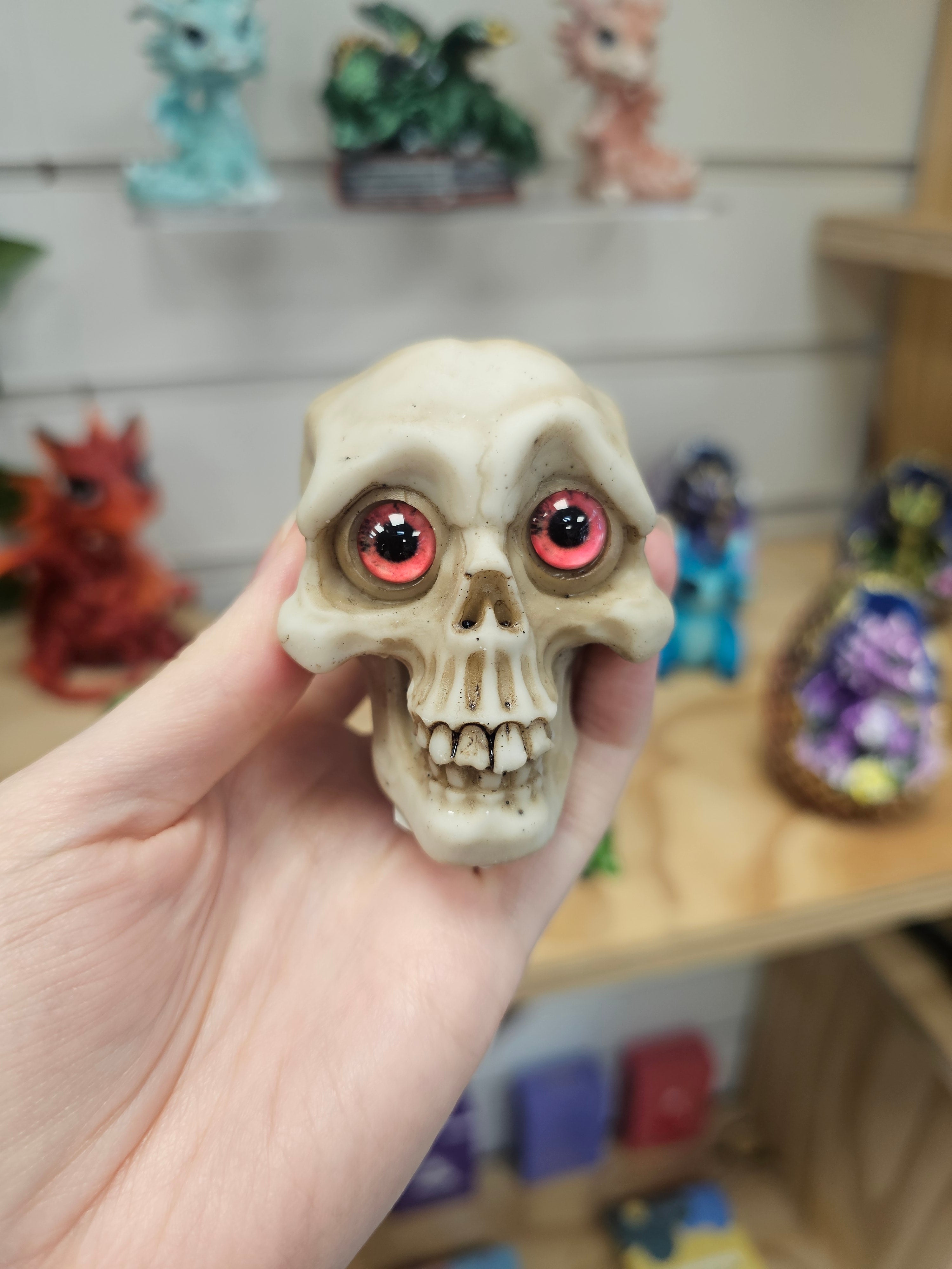 Skull - Eyes Wide Open (Red)