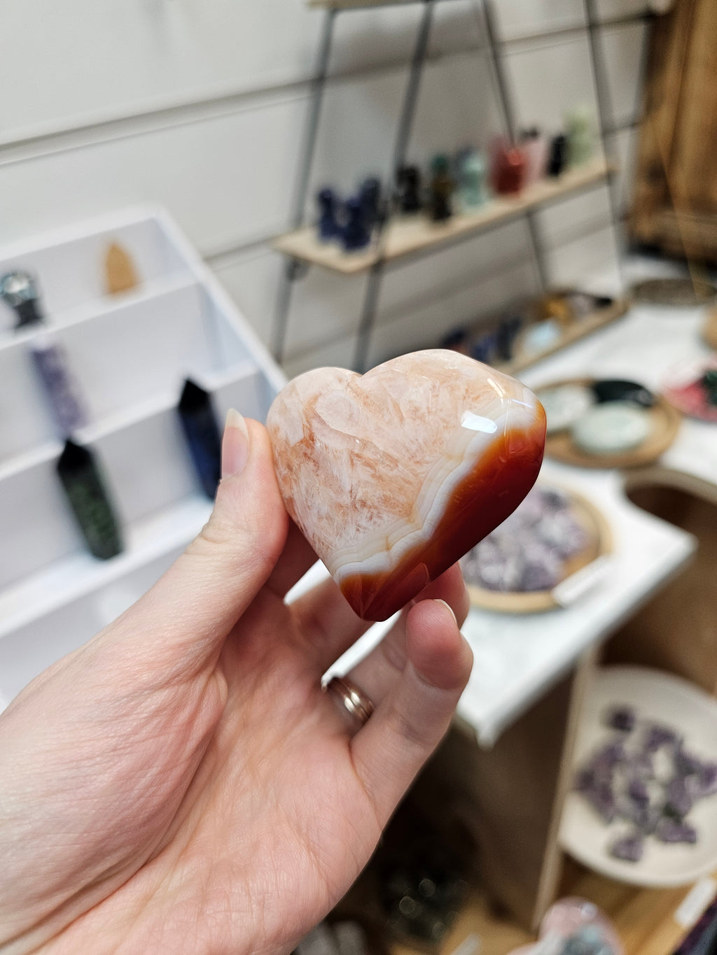 Carnelian Heart Crystal