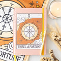 The Wheel of Fortune Vintage Tarot A5 Journal