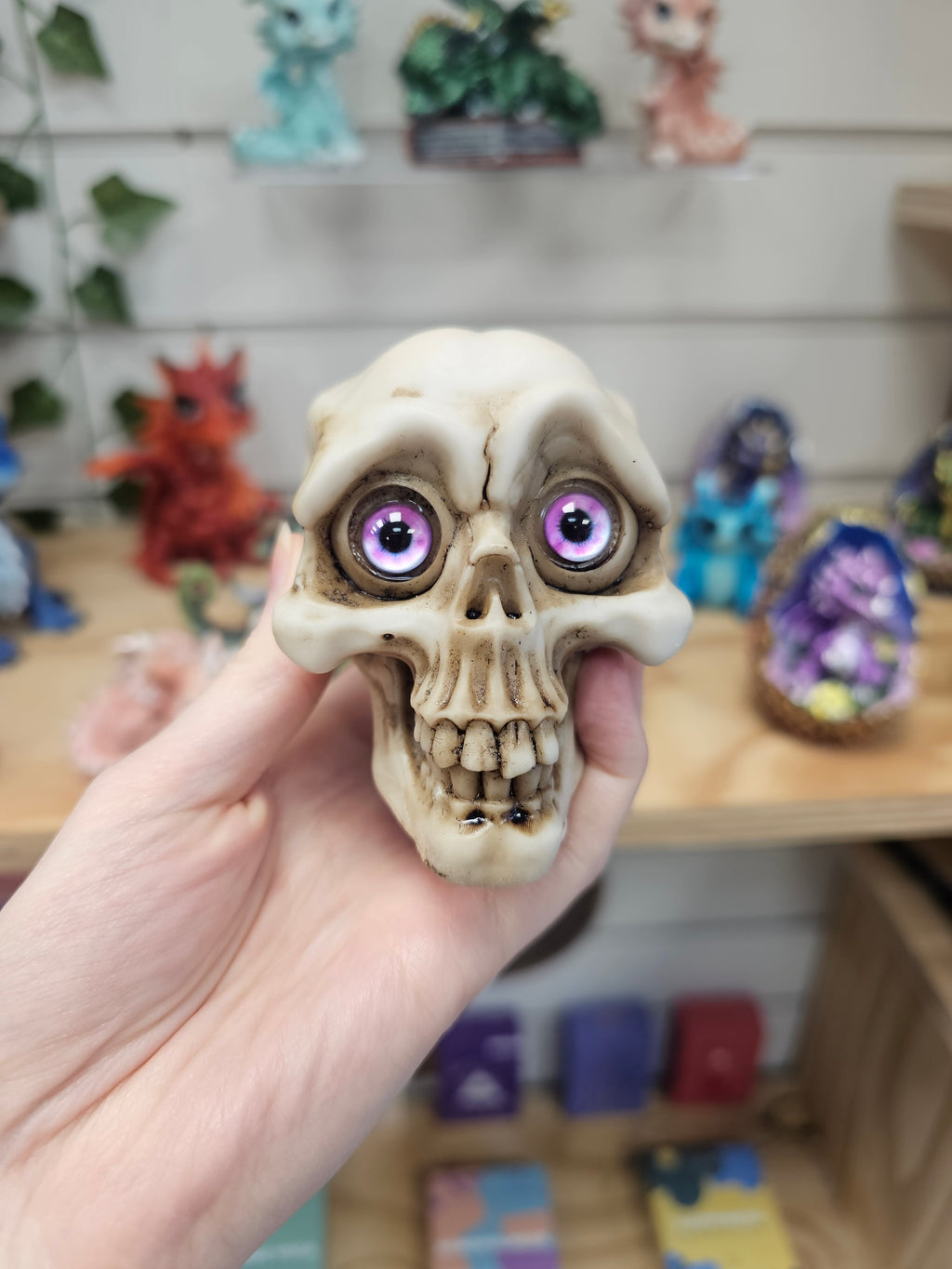 Skull - Eyes Wide Open (Pink)