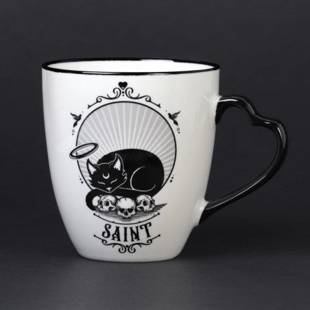 Saint/Sinner: Cat Mug Double Sided