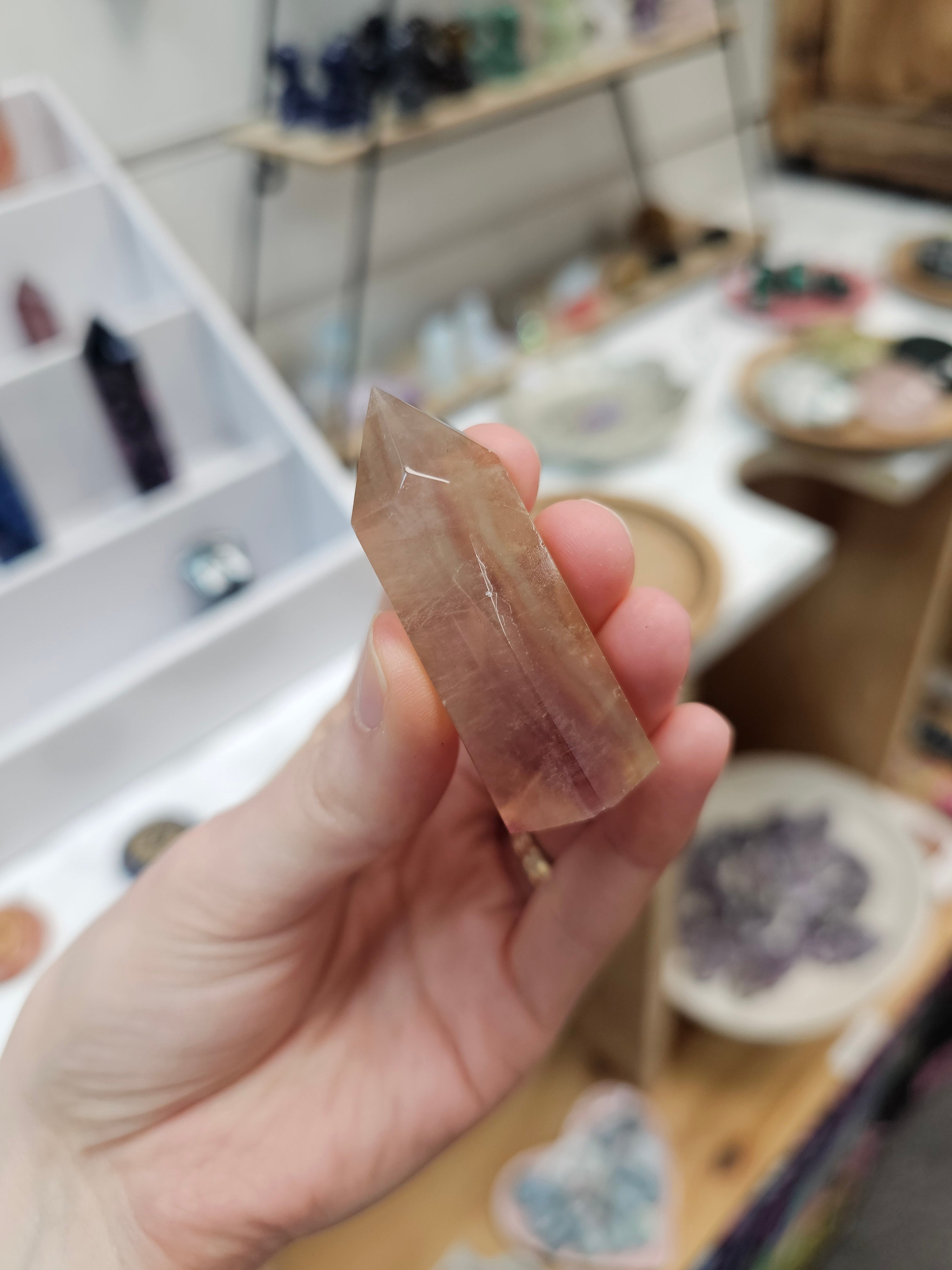 Candy Fluorite Crystal Tower