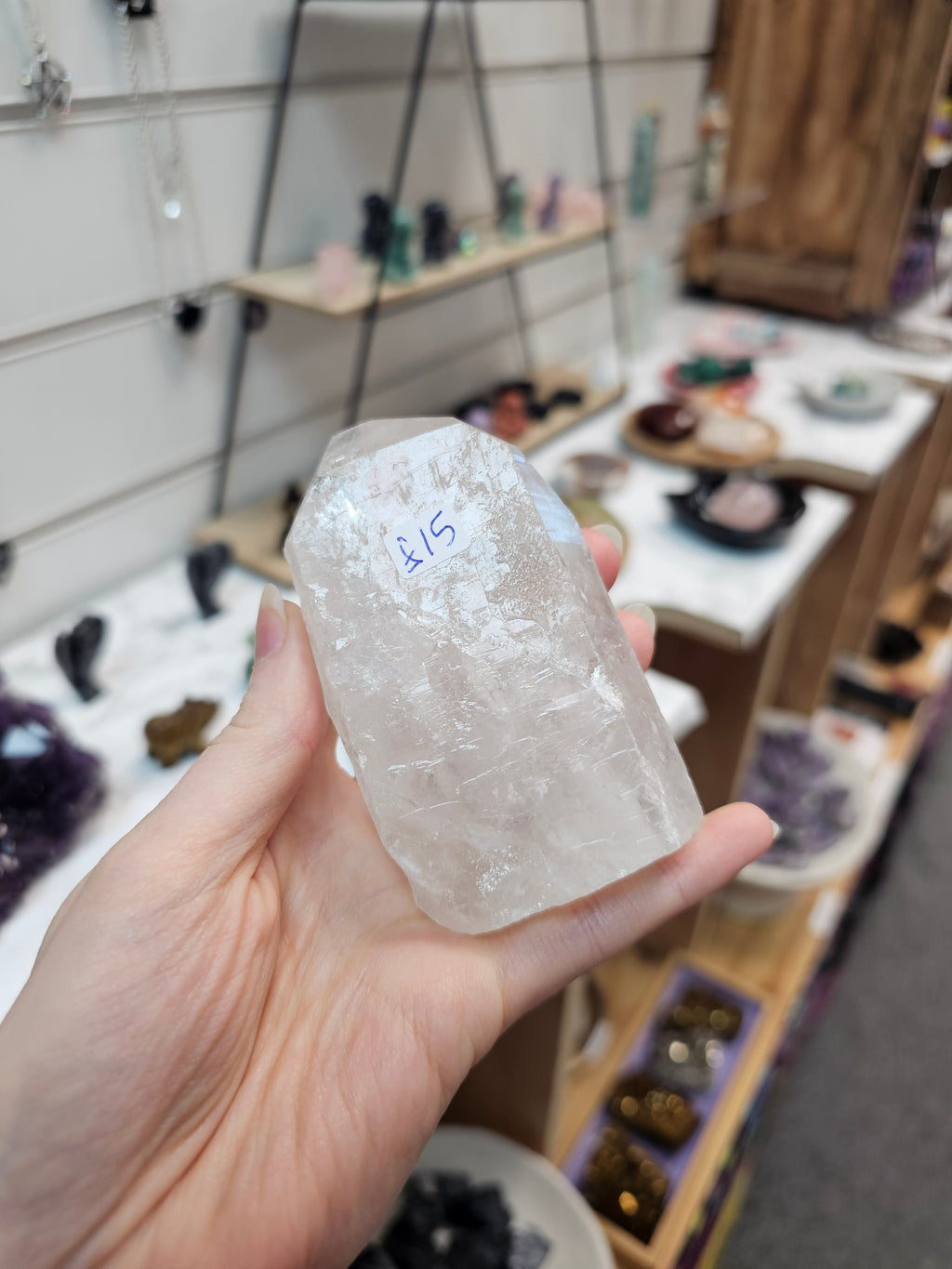Clear Quartz Crystal Chunk