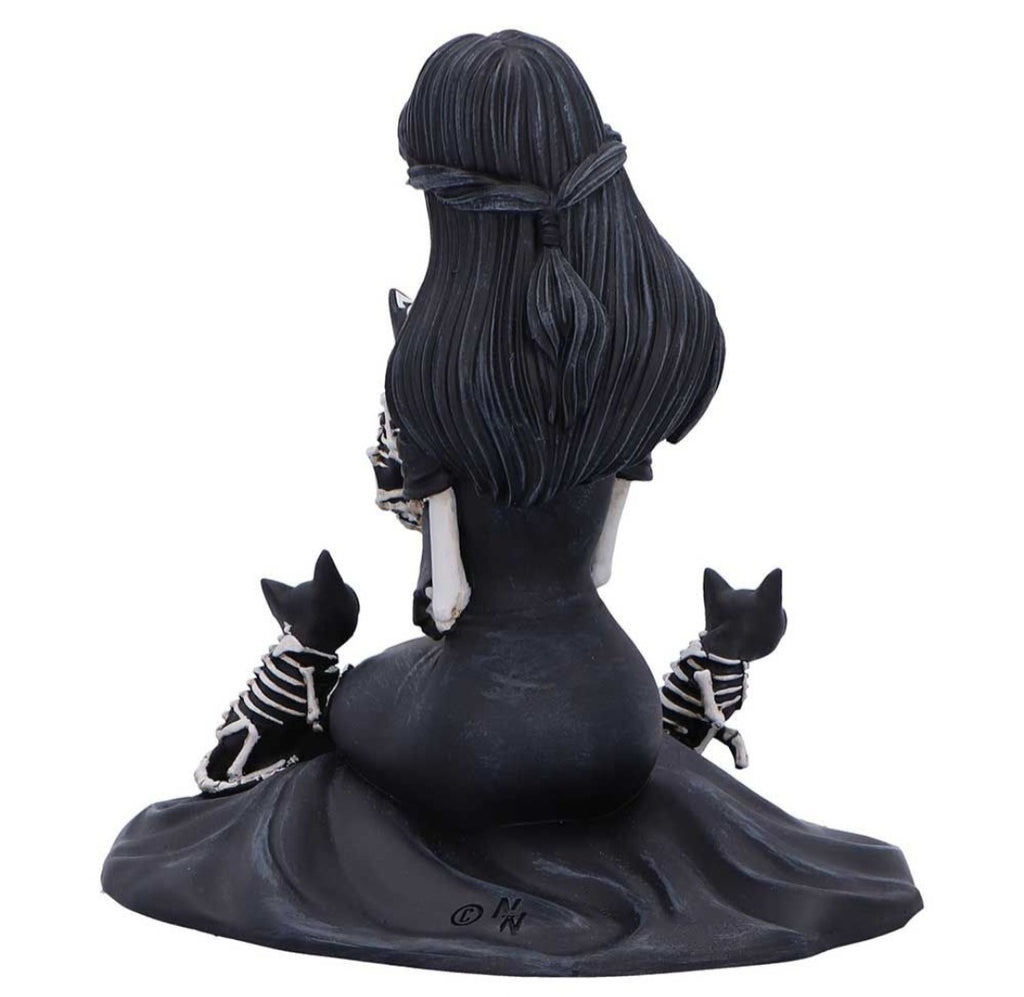 Eternal Affection Ornament - Skeleton Cats